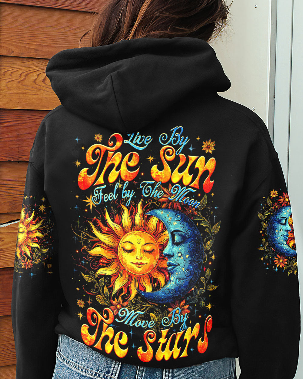 Live by the Sun Feel by the Moon Move by the Stars Mystical Astrology AOP Shirts _12_ V2yg5