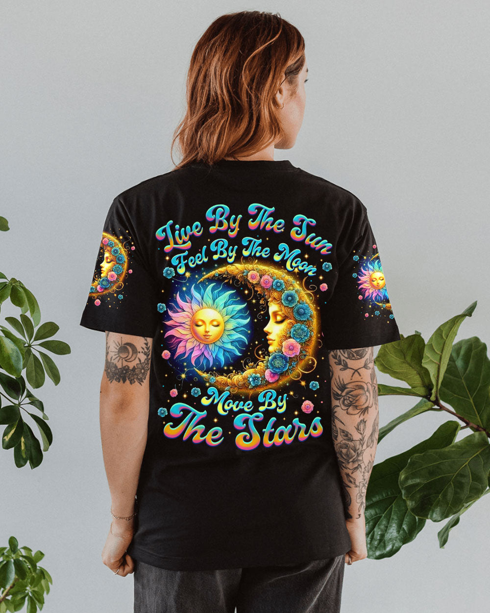 Live by the Sun Feel by the Moon Move by the Stars Spiritual Celestial AOP Shirts _1_ ElbqT