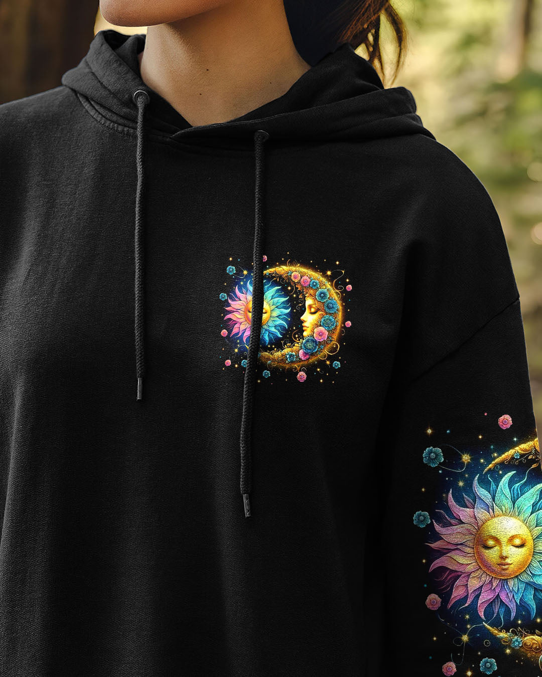 Live by the Sun Feel by the Moon Move by the Stars Spiritual Celestial AOP Shirts _4_ RlUuk