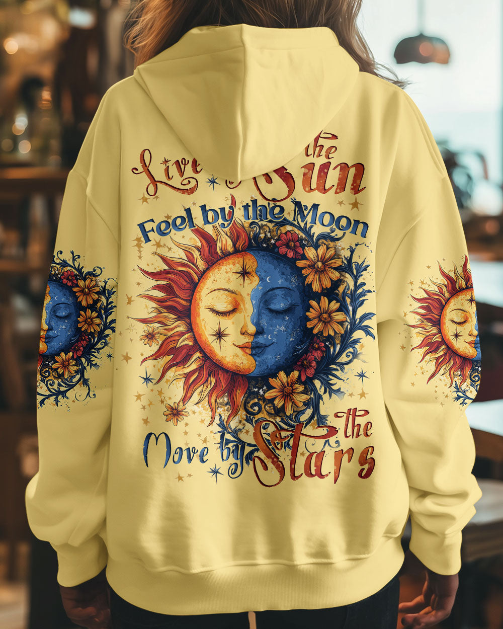 Live by the Sun Feel by the Moon Move by the Stars Sun Moon Stars Graphic AOP Shirts _6_ 3ee29