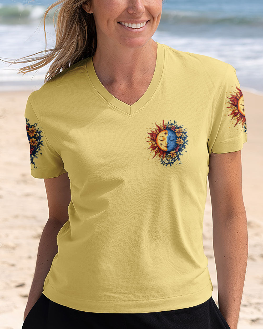 Live by the Sun Feel by the Moon Move by the Stars Sun Moon Stars Graphic AOP Shirts _9_ VaVtV