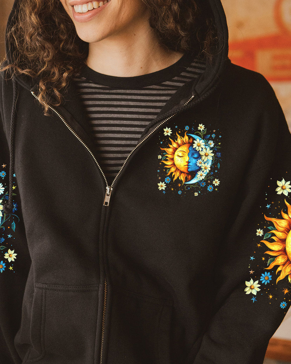 Live by the Sun Love by the Moon Celestial Boho Graphic AOP Shirts _4_ 9bmXP