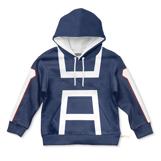Kids Training Suit Hoodies My Hero Academia Pullover 3D Print QT309186