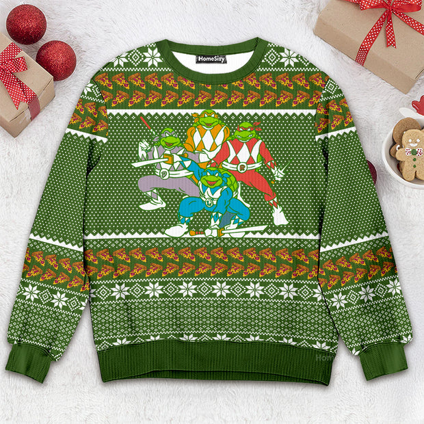Teenage Mutant Ninja Rangers - Christmas Gift For Fans - 3D Ugly Christmas Sweater QT309565