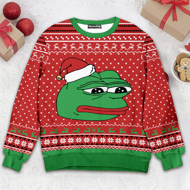 Pepe The Frog Christmas Ugly Sweater QT212037Hj