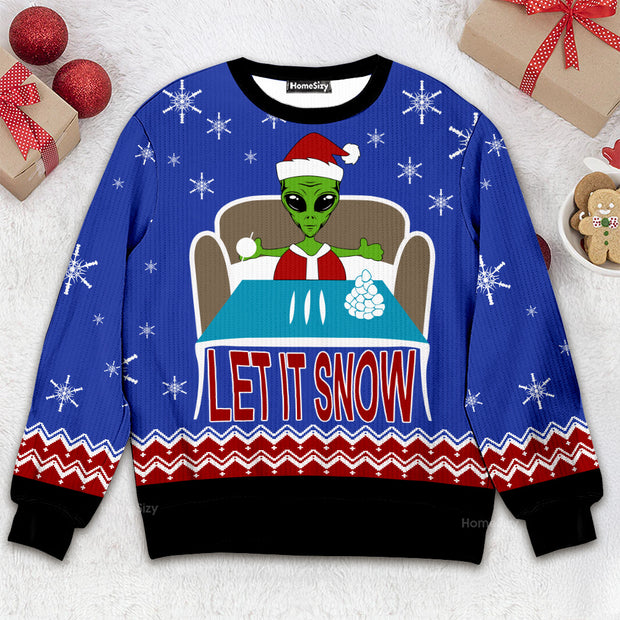 Let It Snow - Christmas Gift For Adults - 3D Ugly Christmas Sweater QT309612