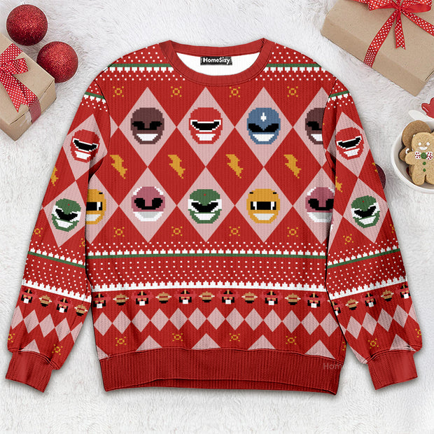 3D Power Rangers Christmas Ugly Sweater QT212020Hg