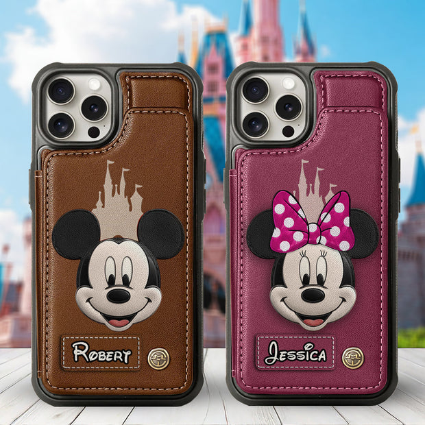 Dream Magic Custom Name - Personalized Mouse Wallet Phone Case | CT01