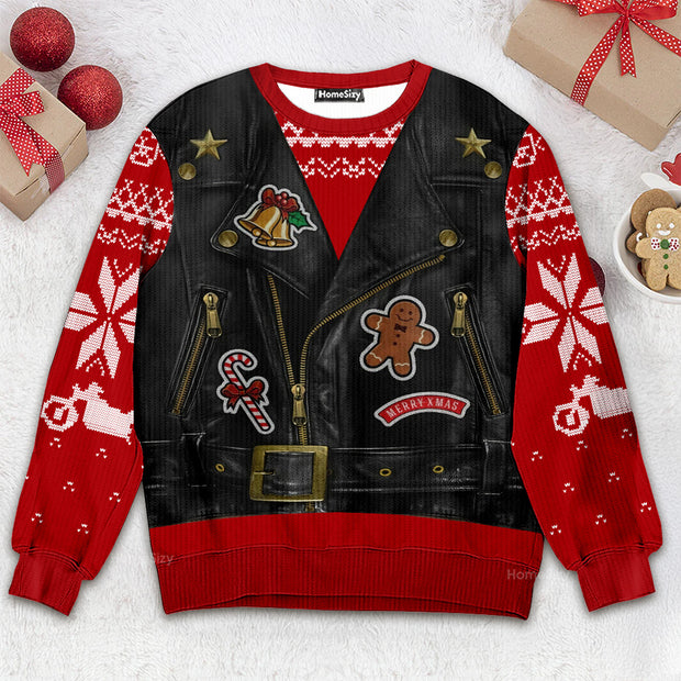Oh What Fun It Is To Ride Motorcycle - Christmas Gift For Adults - 3D Ugly Christmas Sweater QT309562