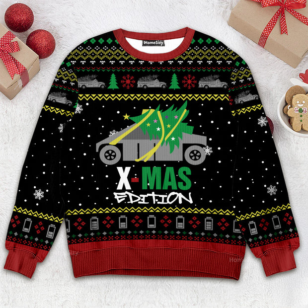 Cybertruck Edition Christmas Ugly Sweater QT212333Hj