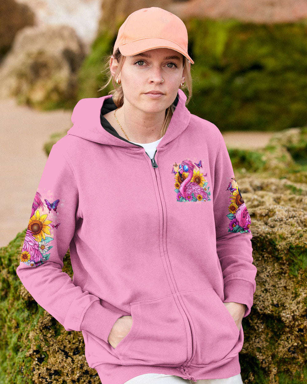 Make Today Flamazing Pink Flamingo Inspirational Graphic AOP Shirts _6_ vKtgp