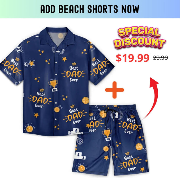 Matching Beach Short & Hawaiian Shirt