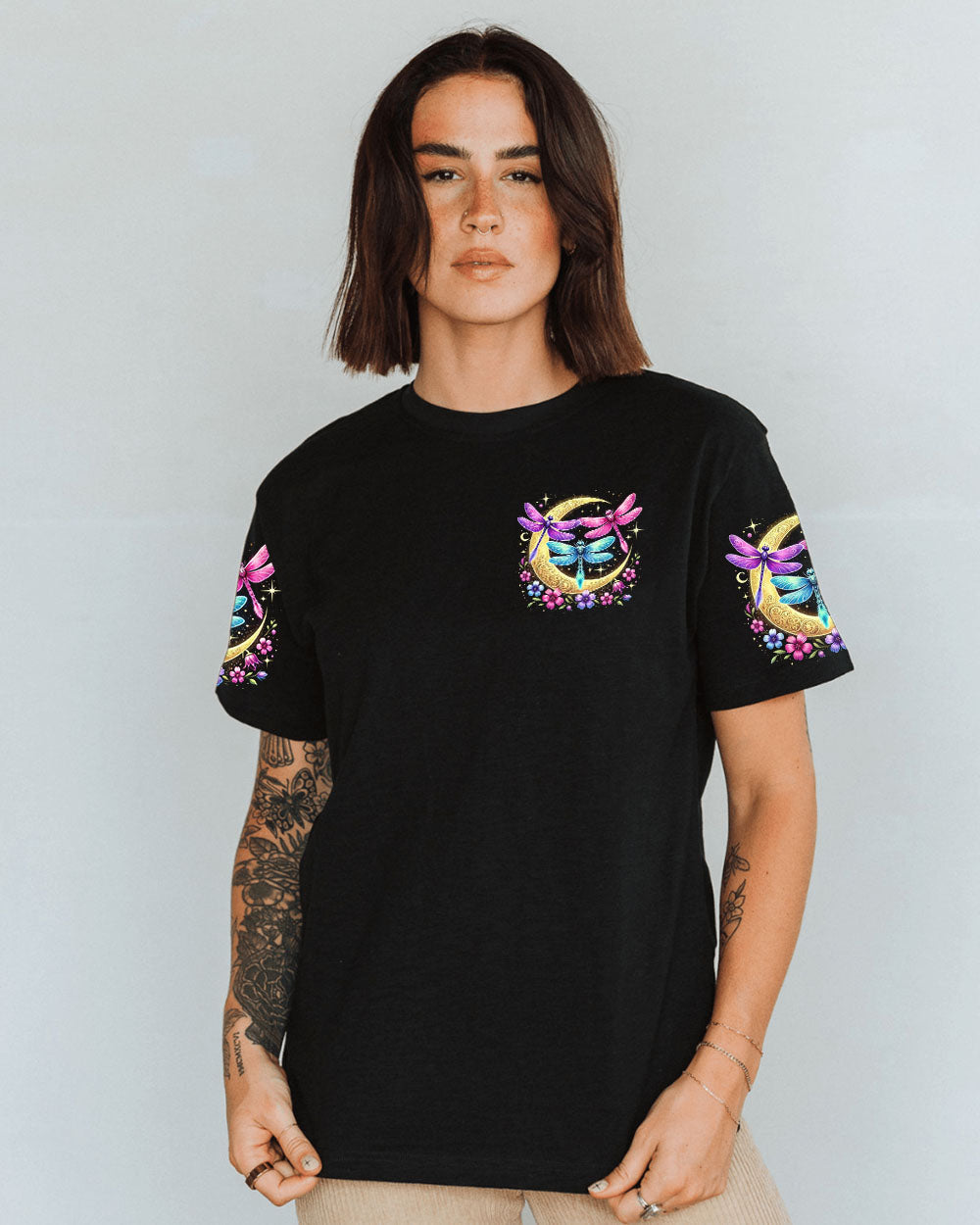 May You Touch Dragonflies and Talk to the Moon Boho Graphic AOP Shirts _13_ KW5TU