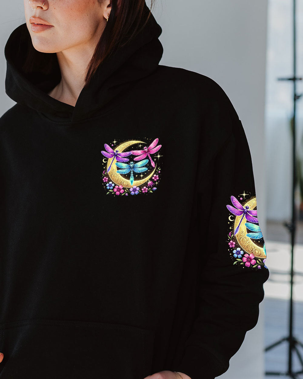 May You Touch Dragonflies and Talk to the Moon Boho Graphic AOP Shirts _4_ 2qh2h