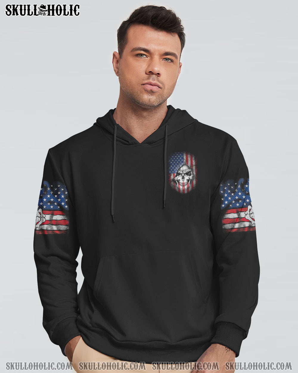 My Give a F Is Broken but My go F Yourself is Fully Funtional Patriotic Skull Flag AOP Shirts _2_ Etof8