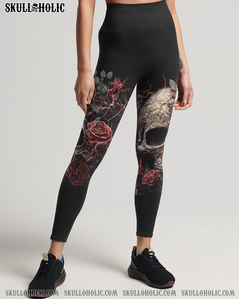 My Give a F Is Broken but my Go F Yourself is Fully Funtional Skull Gothic Attitude Roses AOP Shirts _16_ rs0bR