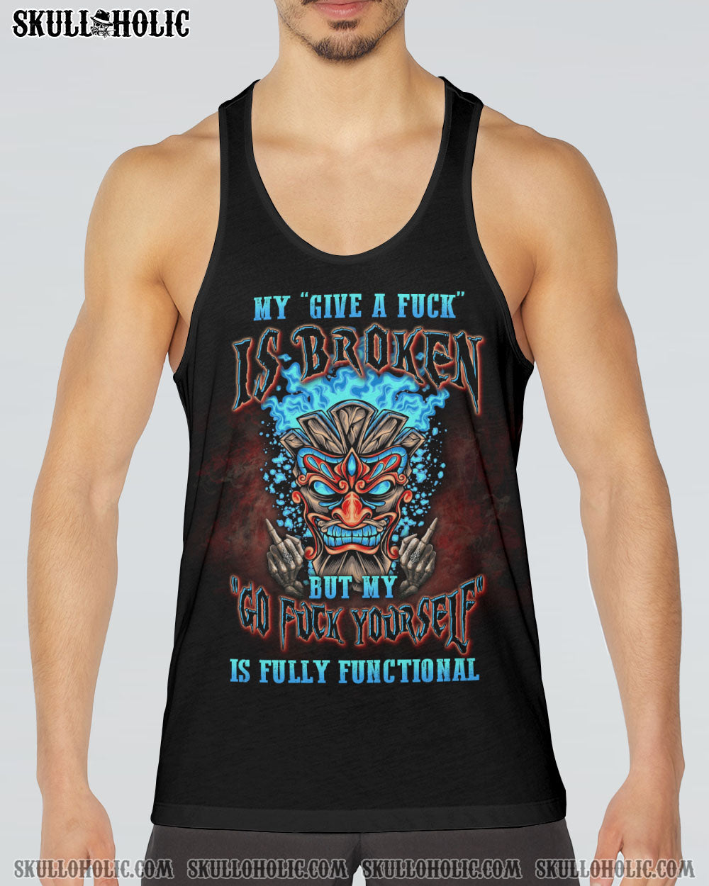 My Give a F is Broken Go F Yourself is Fully Functional Funny Attitude Graphic AOP Shirts _18_ oxQkM