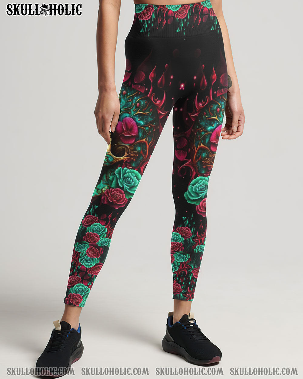 My Give a F is Broken but My go F yourself is fully Funtional Skull Colorful Floral AOP Shirts _3_ IwWor