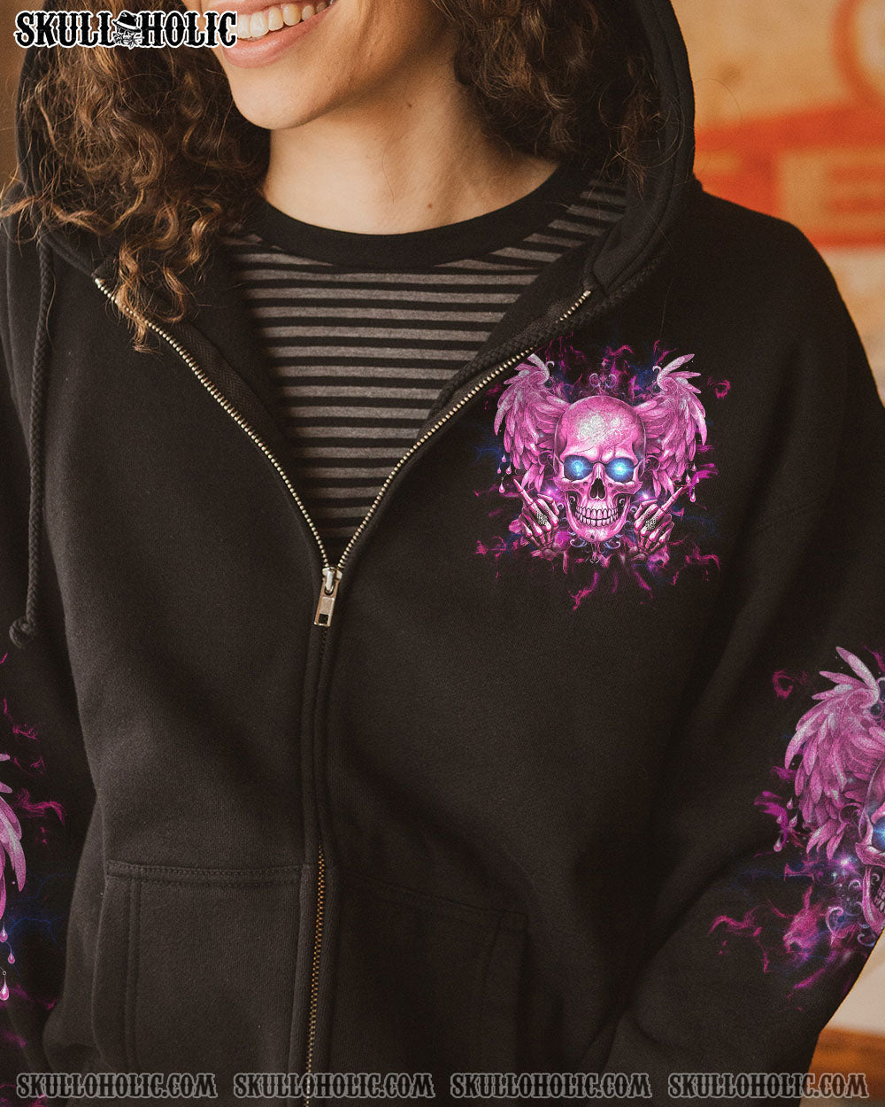 My Give a Fck Is Broken But My Go Fck Yourself Is Fully Functional Pink Skull and Attitude AOP Shirts _13_ mVdzs