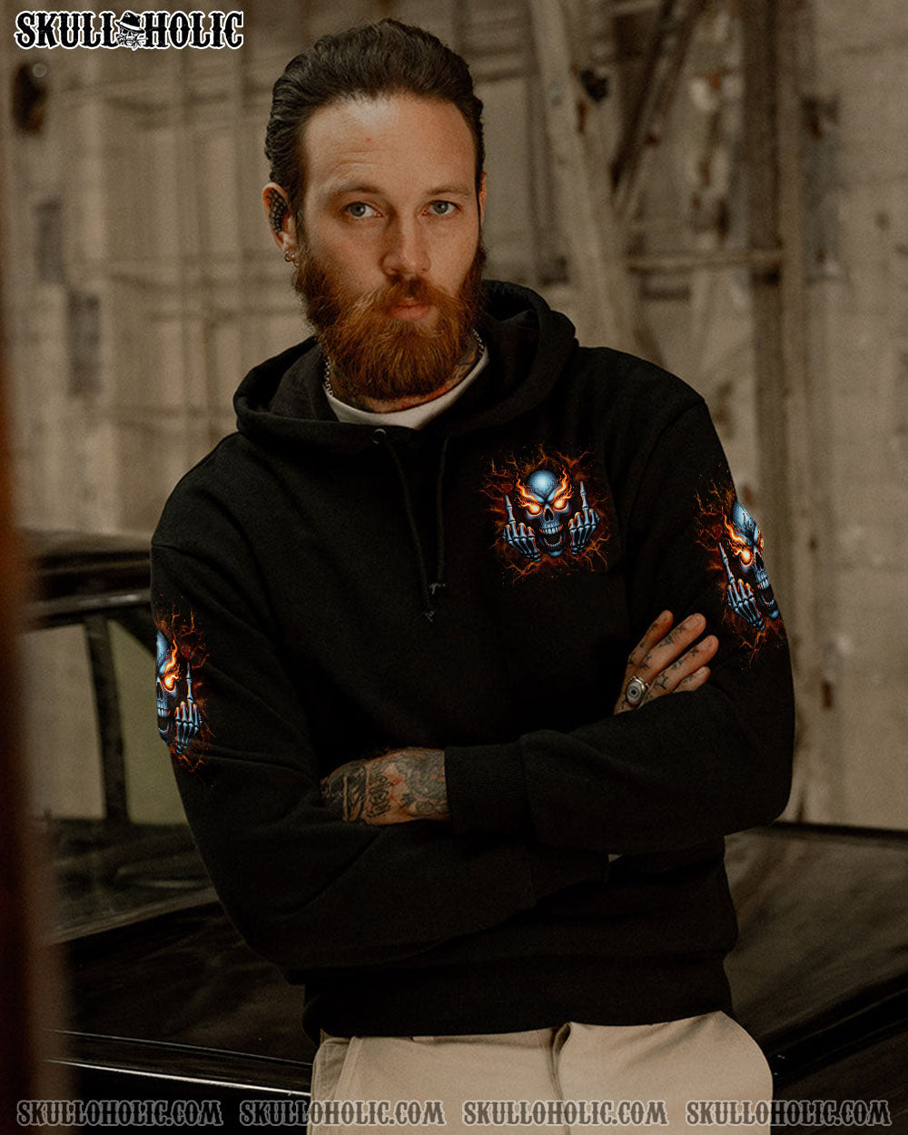 My Give a Fck Is Broken But My Go Fck Yourself Is Fully Functional Savage Gothic Tee AOP Shirts _4_ HGhn6