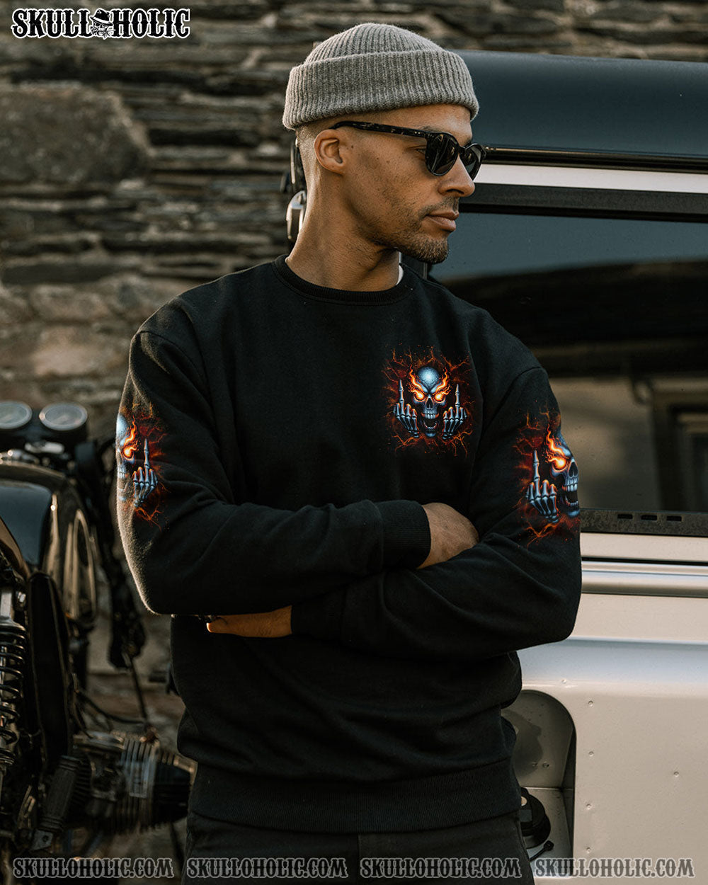 My Give a Fck Is Broken But My Go Fck Yourself Is Fully Functional Savage Gothic Tee AOP Shirts _6_ OOhse