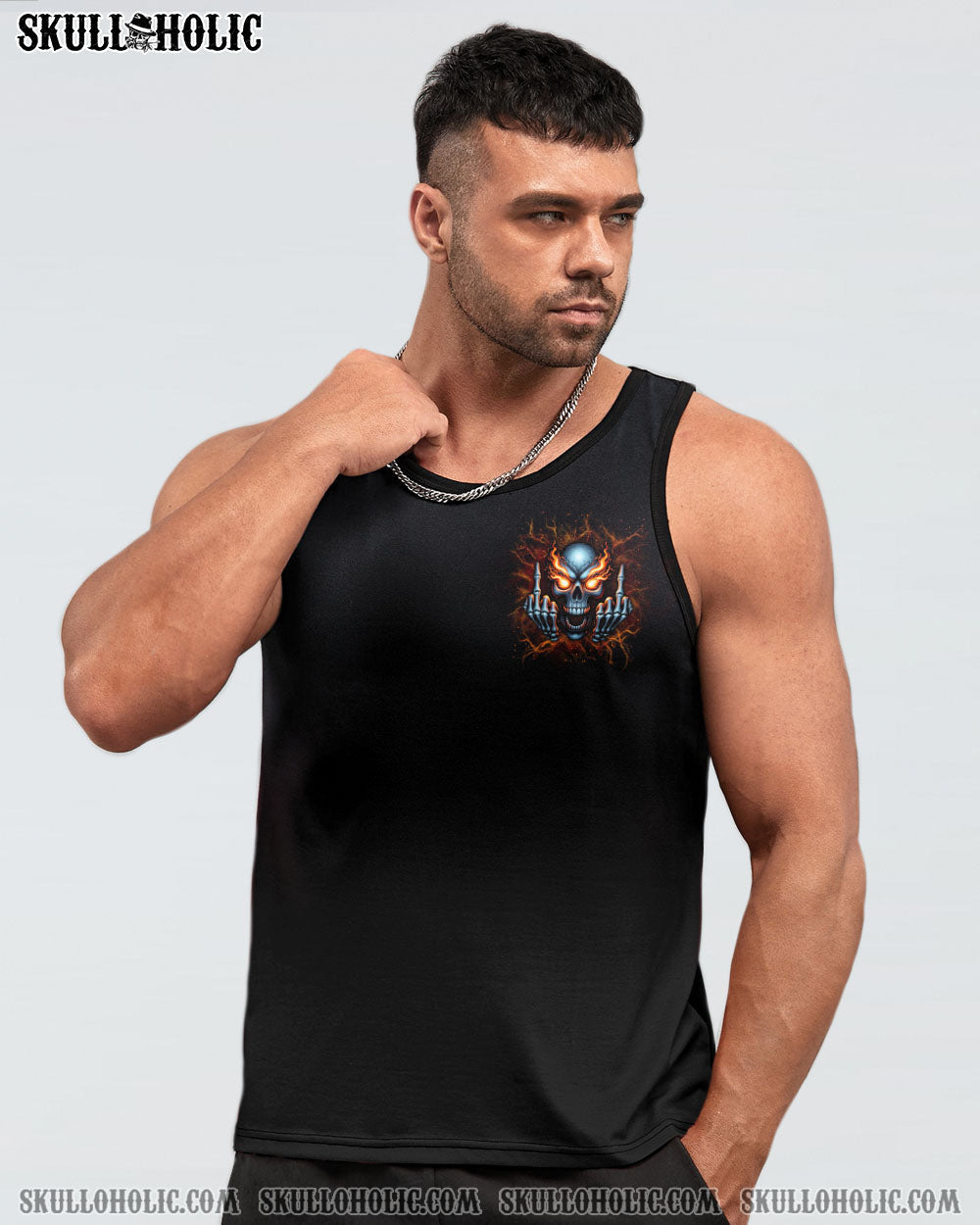 My Give a Fck Is Broken But My Go Fck Yourself Is Fully Functional Savage Gothic Tee AOP Shirts _9_ tvm1d