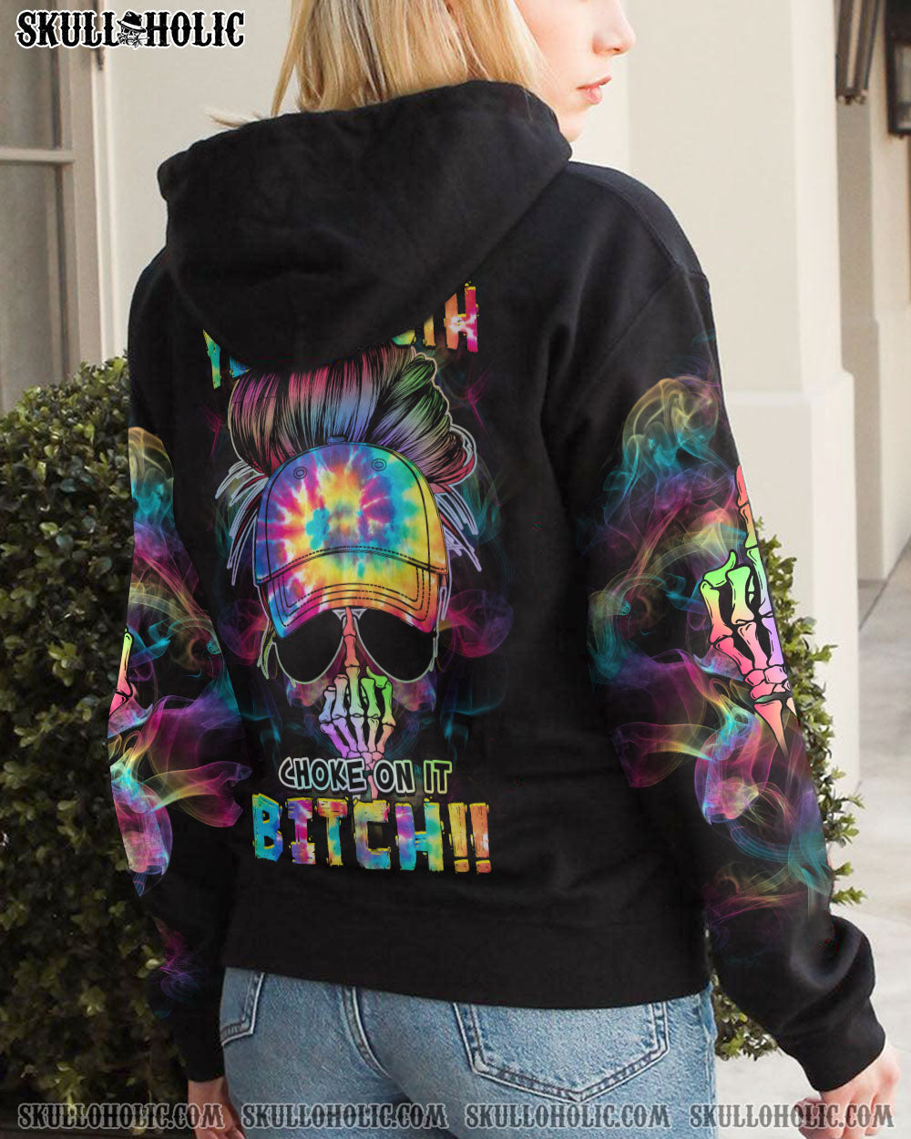 Next Time My Name Comes Out of Your Mouth Choke On It B Sarcastic Tie Dye Graphic AOP Shirts _3_ yFv8L