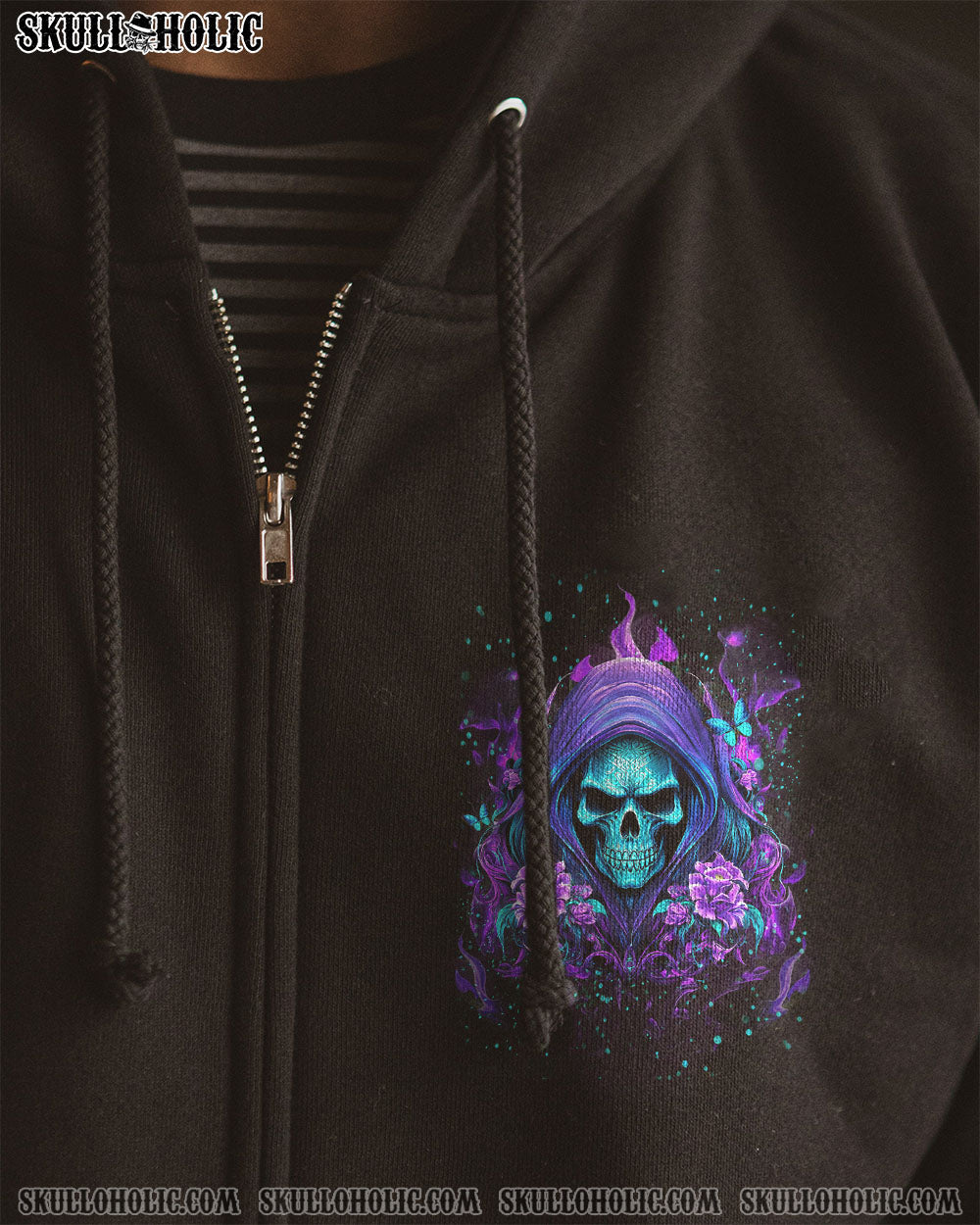 Not Anti Social Just Not User Friendly Skull Roses Gothic Graphic AOP Shirts _11_ ynJE9