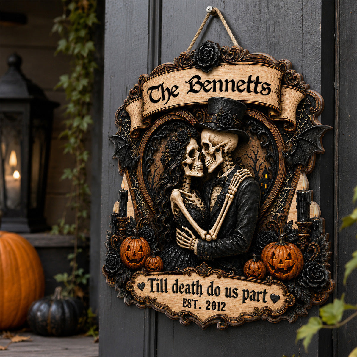OHS0AlmdaS__pod220260723612_our love is eternal skeleton couple 2d flat personalized wood sign halloween decor for couple_pham duy anh_web 3