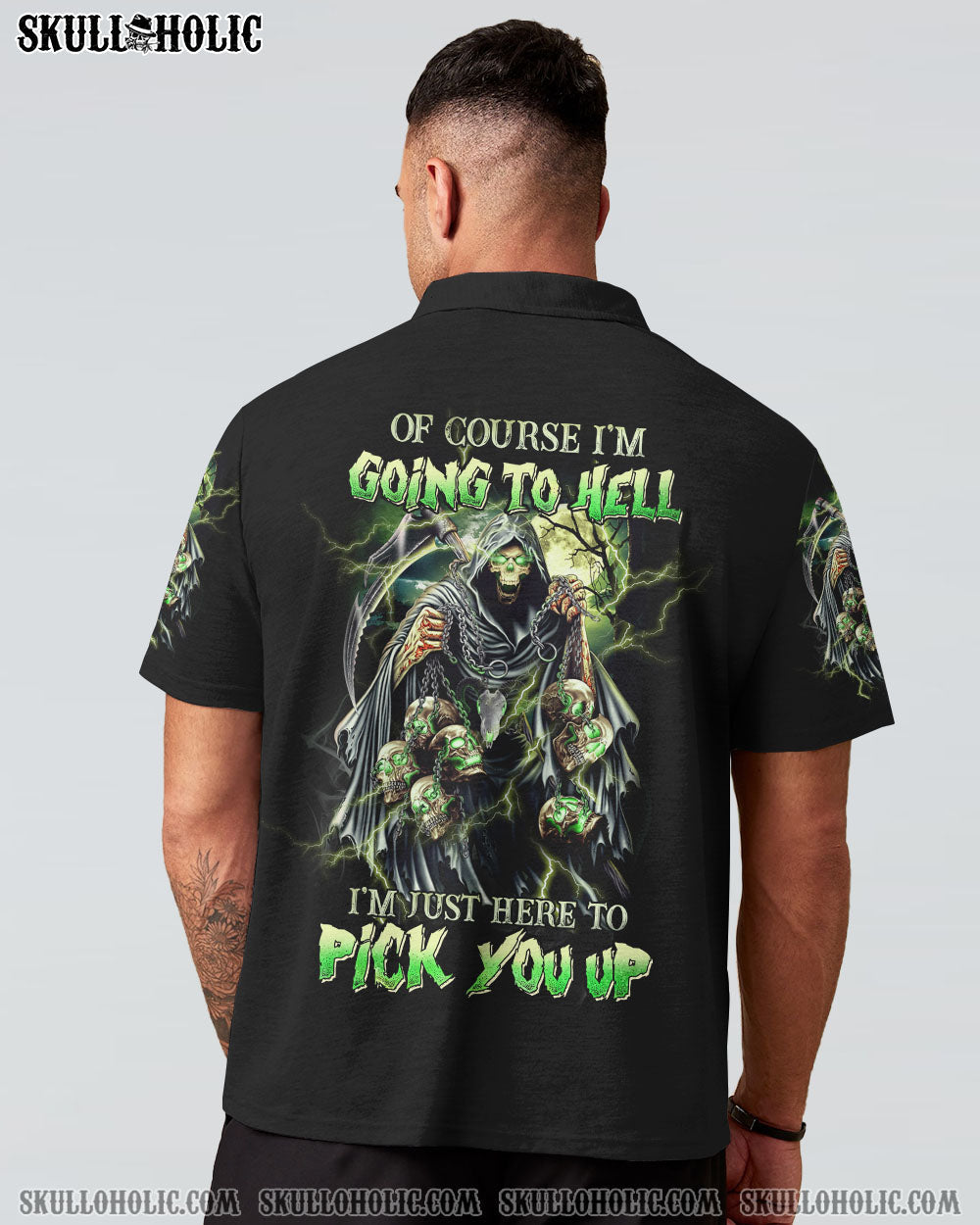 Of Course Im Going to Hell Im Just Here to Pick You Up Grim Reaper Graphic AOP Shirts _10_ MecqB