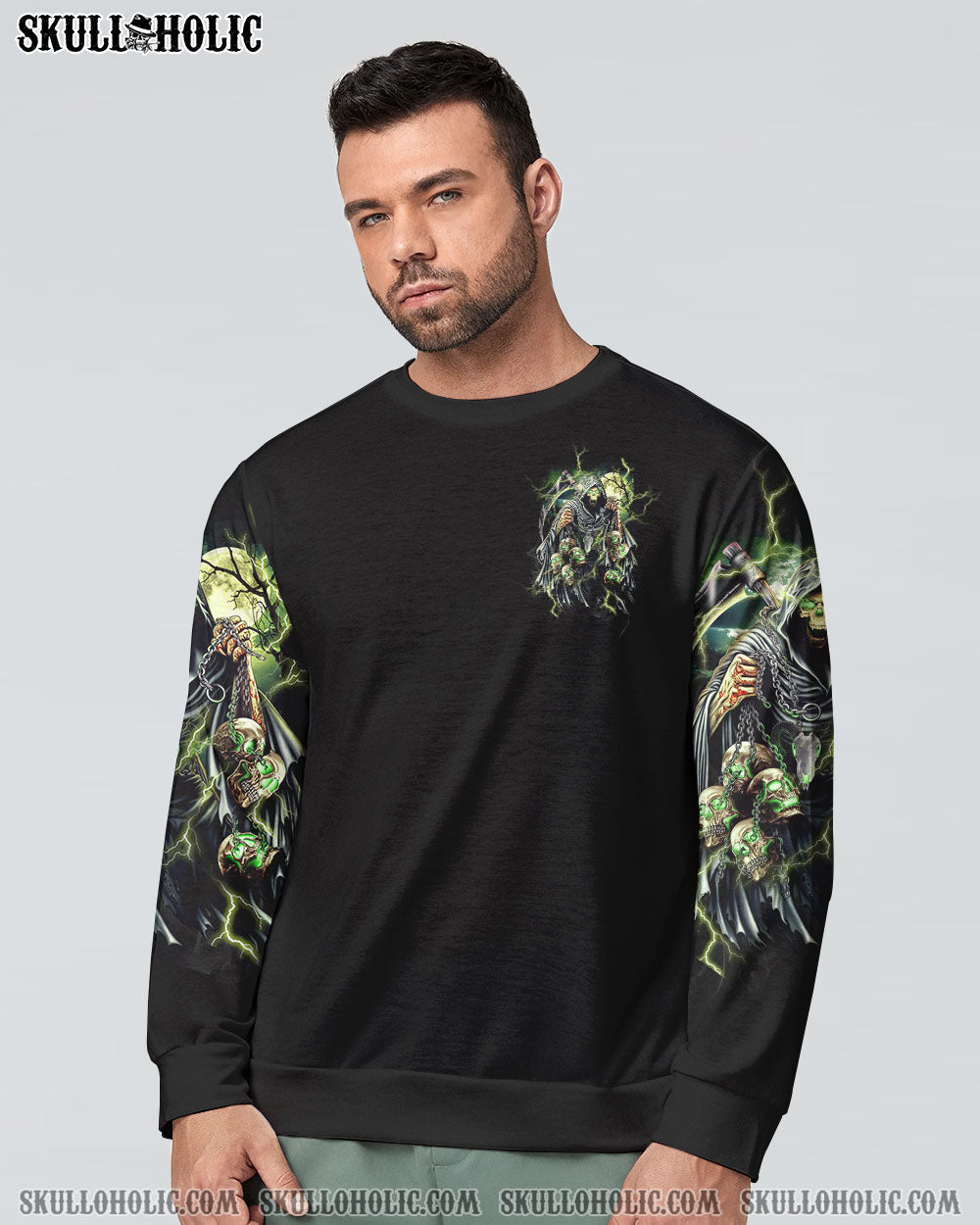 Of Course Im Going to Hell Im Just Here to Pick You Up Grim Reaper Graphic AOP Shirts _5_ MAjrJ