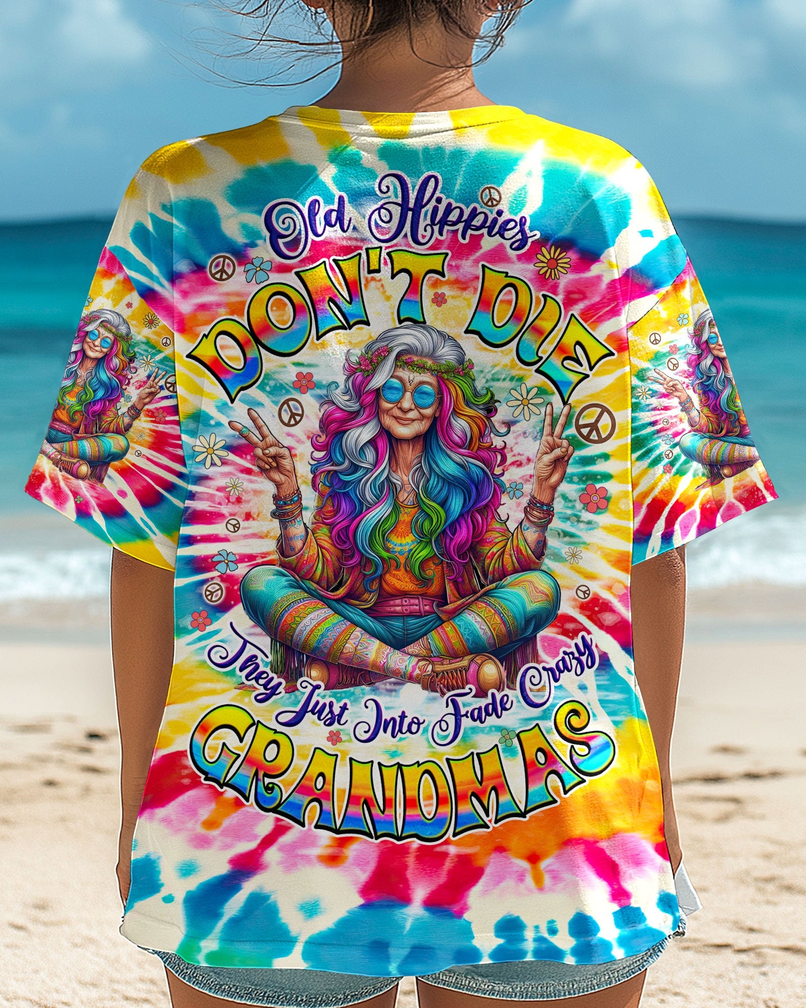 Old Hippies Don_E2_80_99t Die Tie Dye Colorful Funny Grandma Hippie AOP Shirts _3_ 6Tb1i