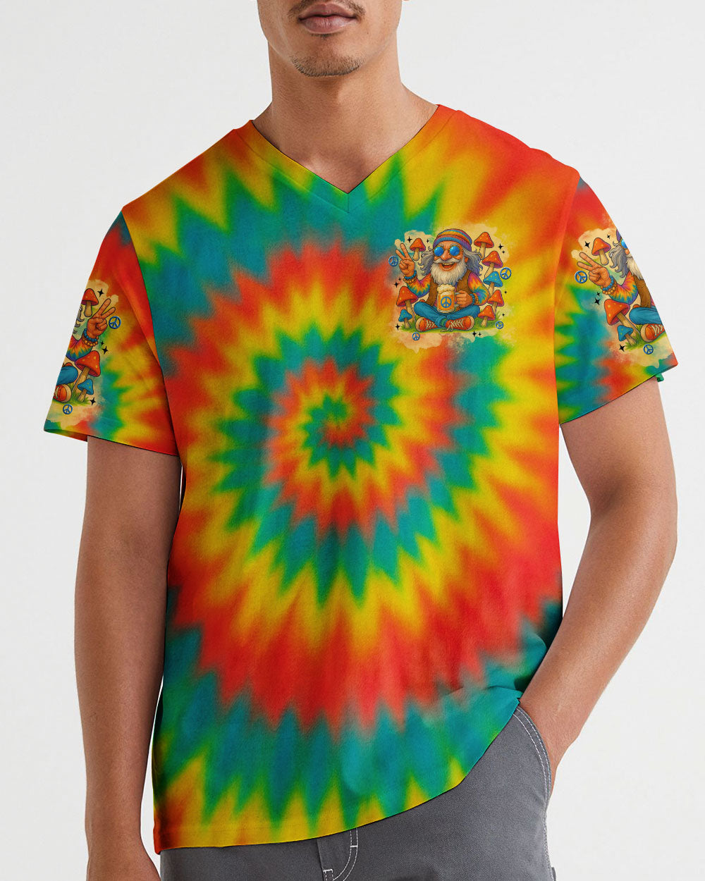 Old Hippies Dont Die Fade Into Crazy Grandparents Funny Tie Dye Design AOP Shirts _16_ Gseys
