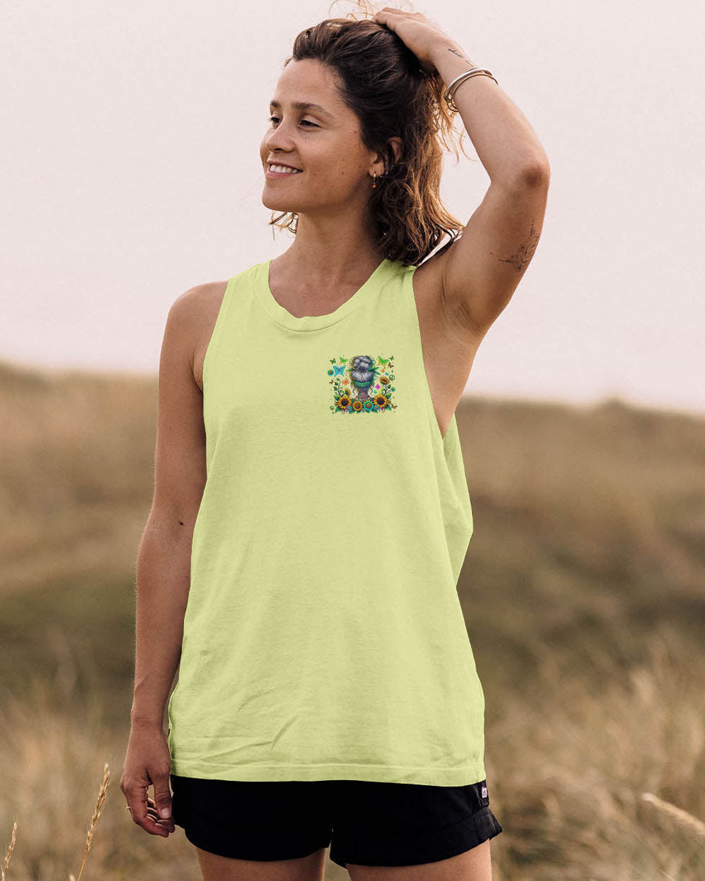 Old Hippies Dont Die Funny Grandma Hippie Graphic AOP Shirts _6_ NcyVg