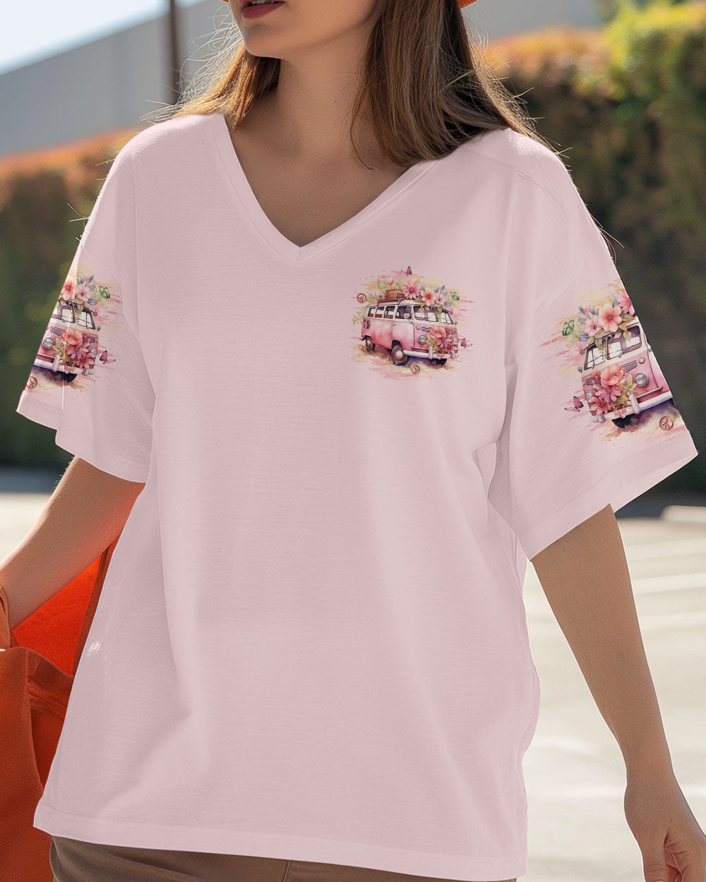 Older Now But I_E2_80_99m Still Runnin_E2_80_99 Against The Wind VW Van and Flower Hippie AOP Shirts _12_ Ip5jV