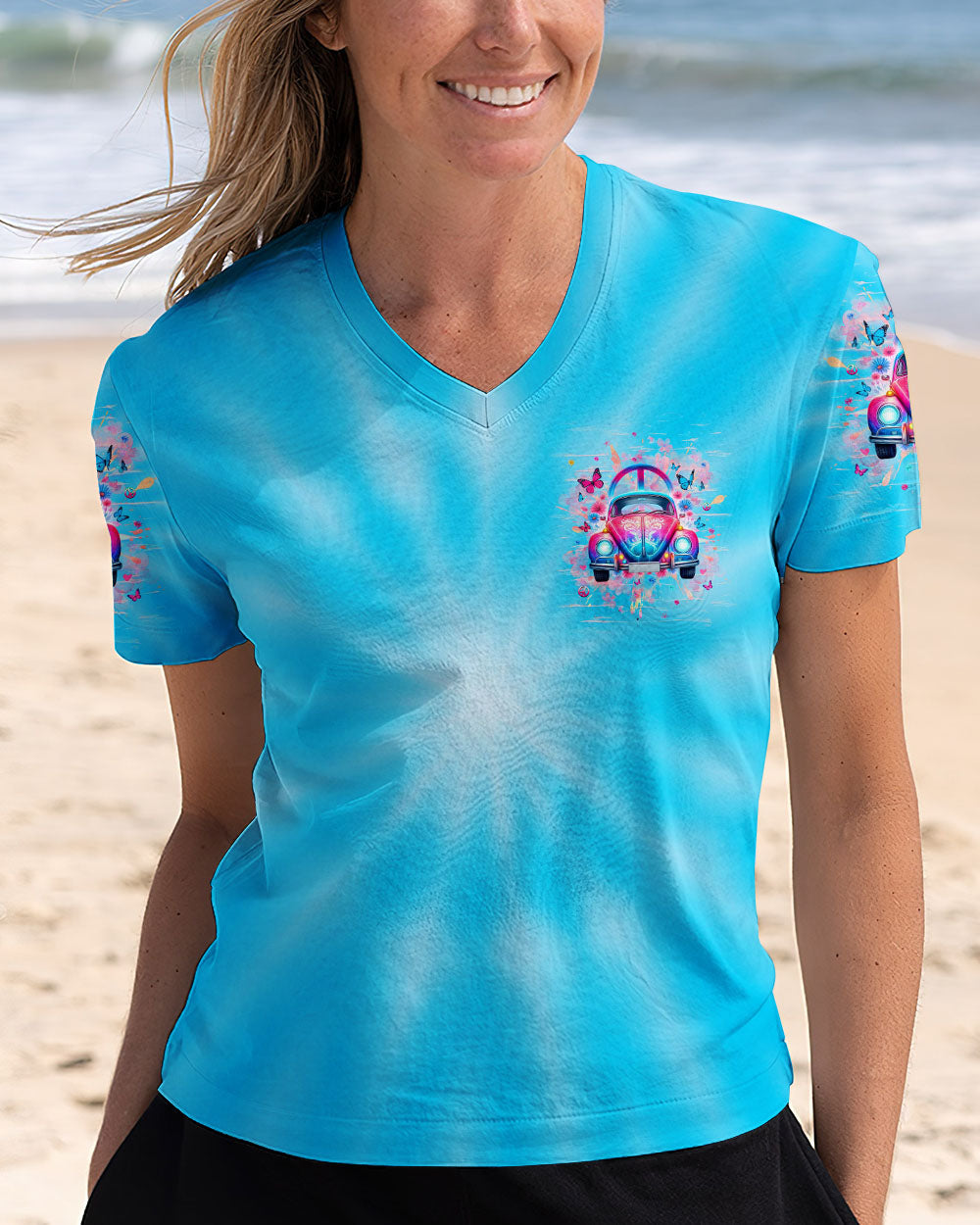 Older Now But I_E2_80_99m Still Runnin_E2_80_99 Against the Wind Blue Vintage Hippie Car AOP Shirts _4_ H78oB