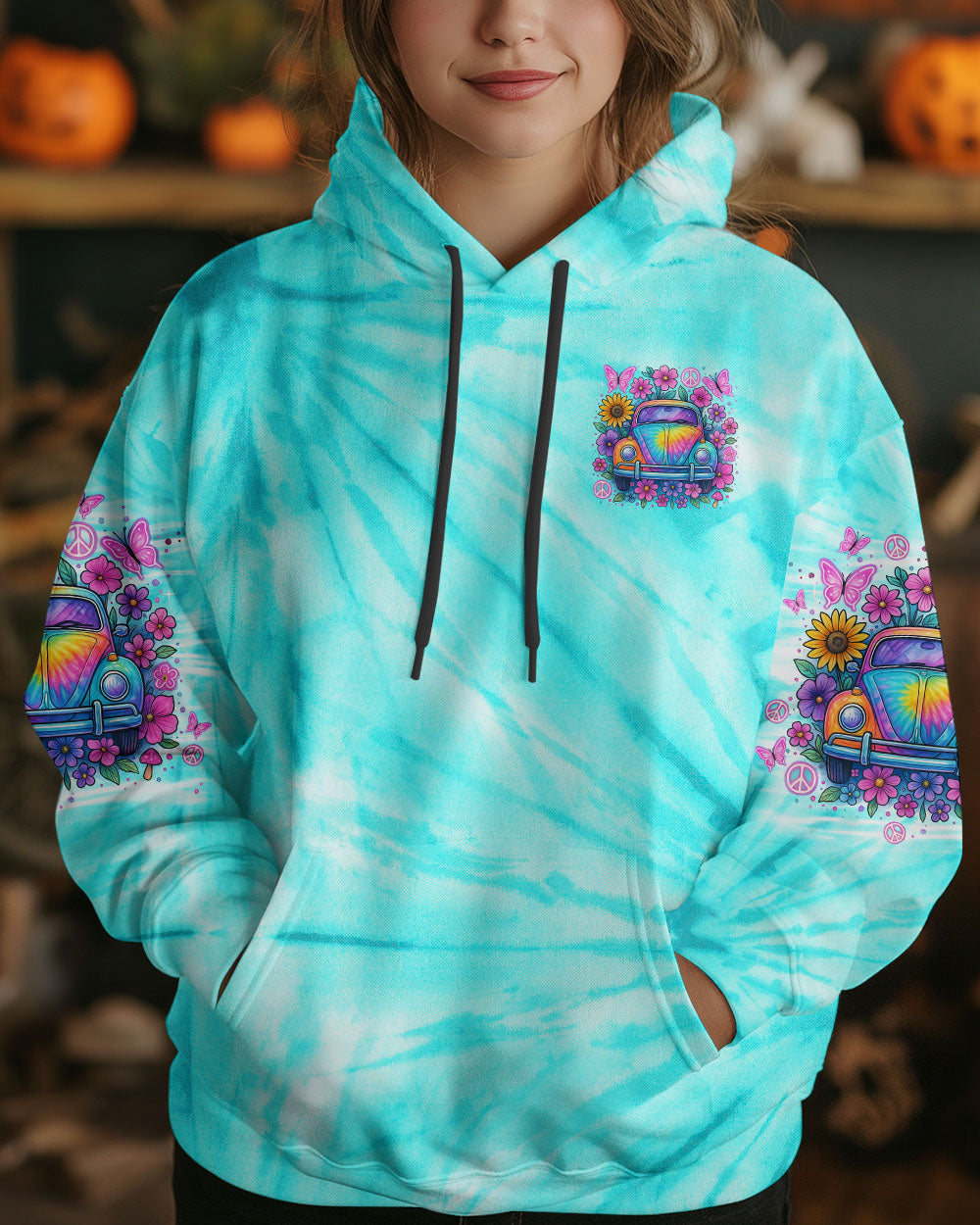 Older Now But I_E2_80_99m Still Runnin_E2_80_99 Against the Wind Hippie Flower Retro Car AOP Shirts _6_ COVmL