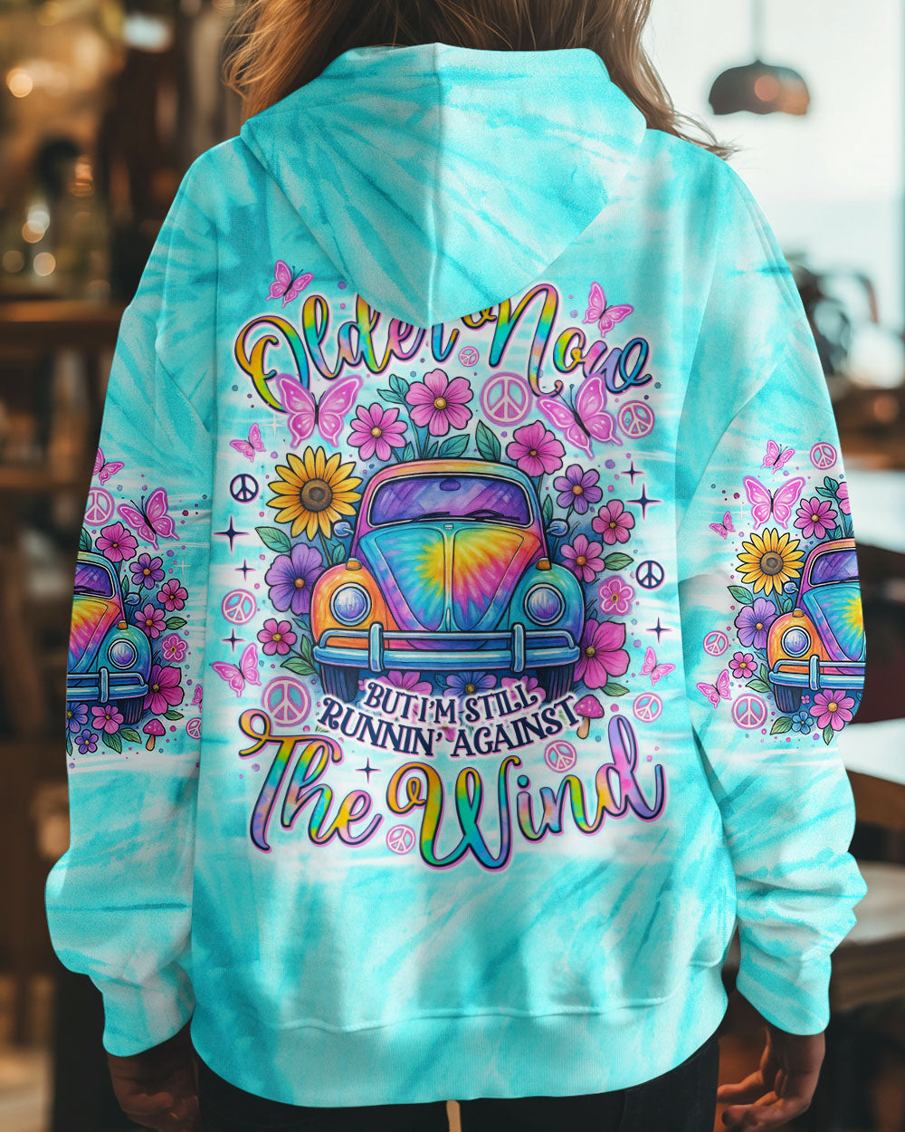 Older Now But I_E2_80_99m Still Runnin_E2_80_99 Against the Wind Hippie Flower Retro Car AOP Shirts _7_ I0pNJ
