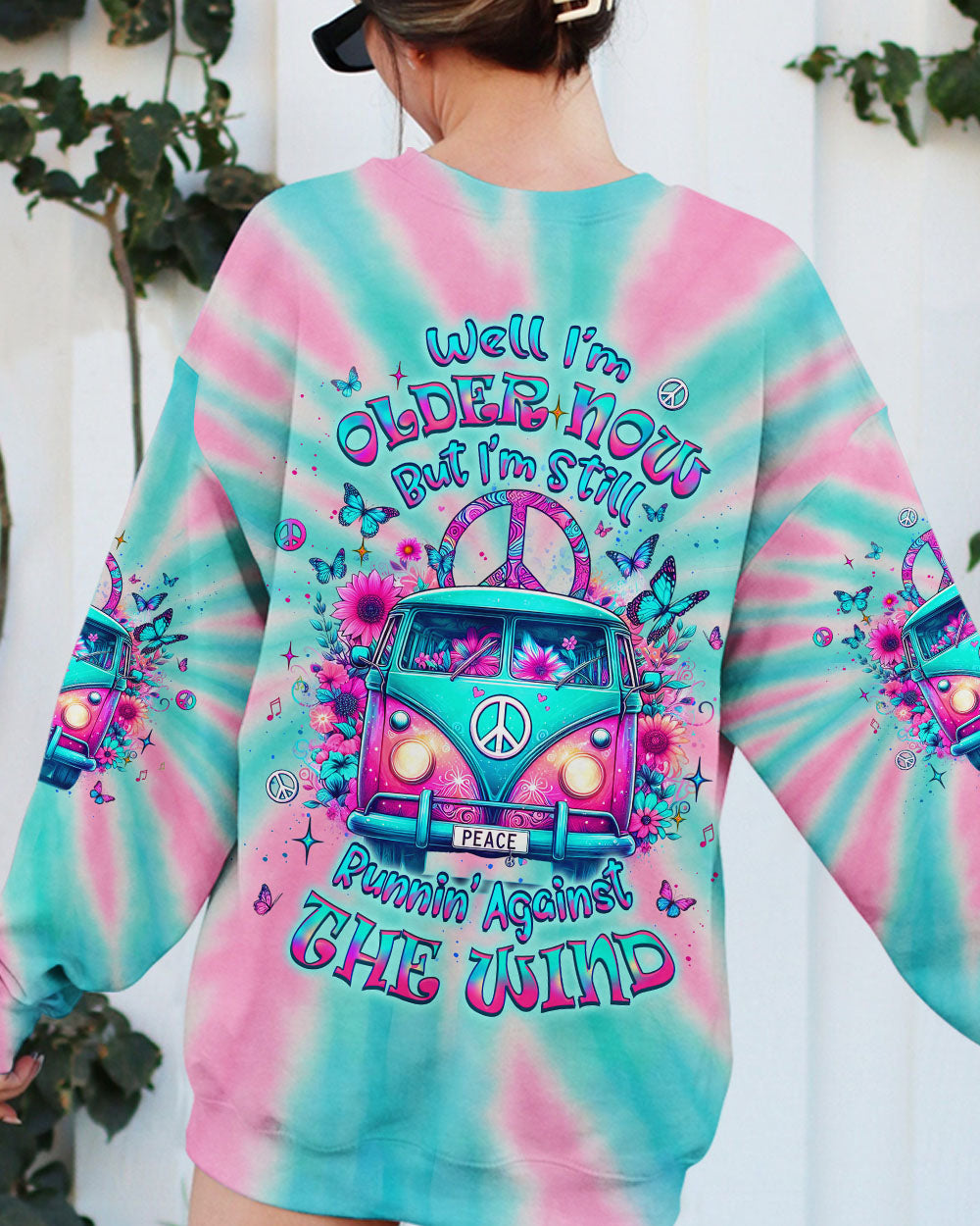 Older Now But I_E2_80_99m Still Runnin_E2_80_99 Against the Wind Hippie Van Tie Dye Design AOP Shirts _10_ 3KsmP