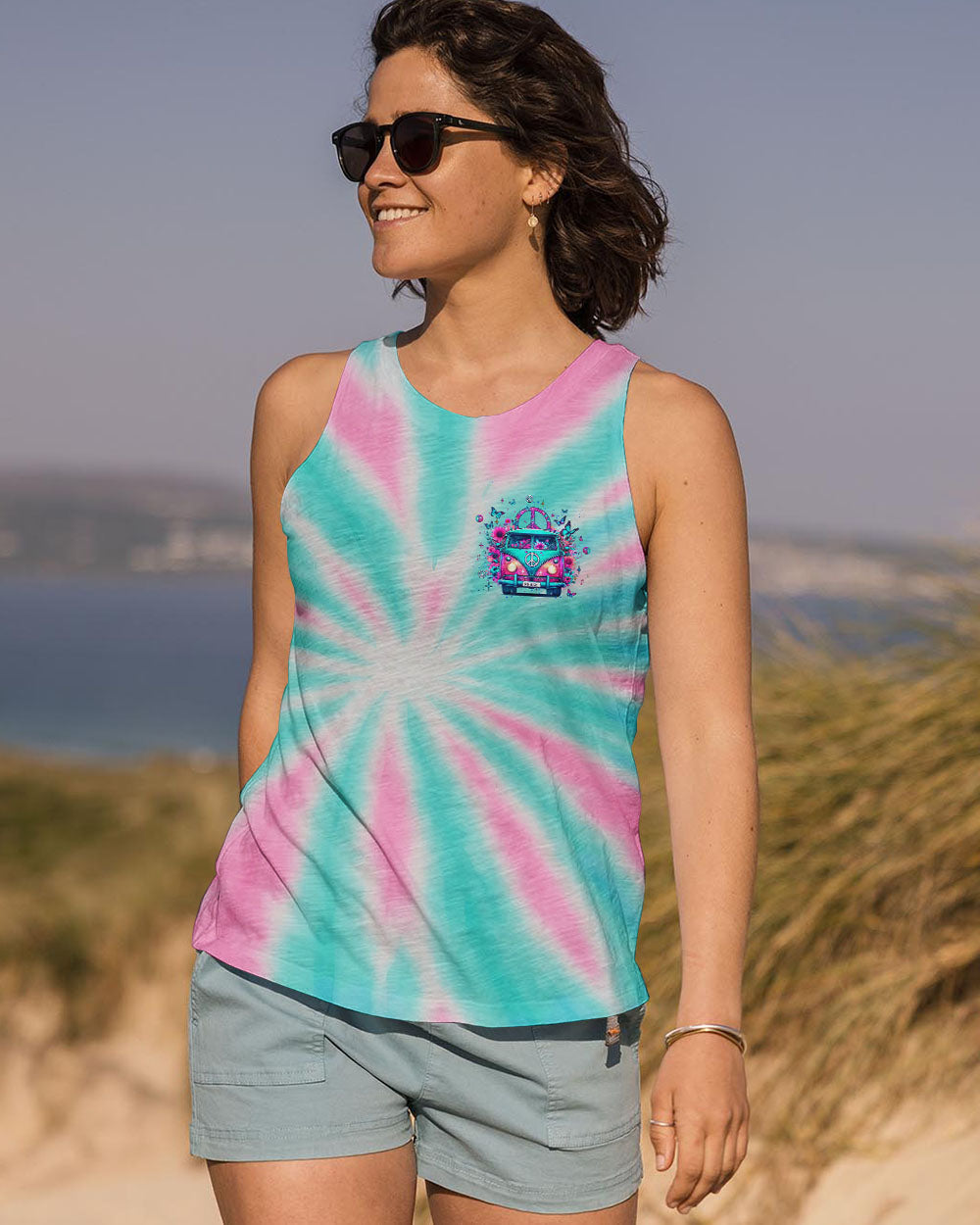 Older Now But I_E2_80_99m Still Runnin_E2_80_99 Against the Wind Hippie Van Tie Dye Design AOP Shirts _13_ sTeLK