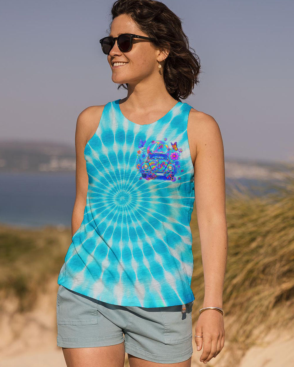 Older Now But I_E2_80_99m Still Runnin_E2_80_99 Against the Wind Retro Hippie Car Tie Dye AOP Shirts _12_ 8958d