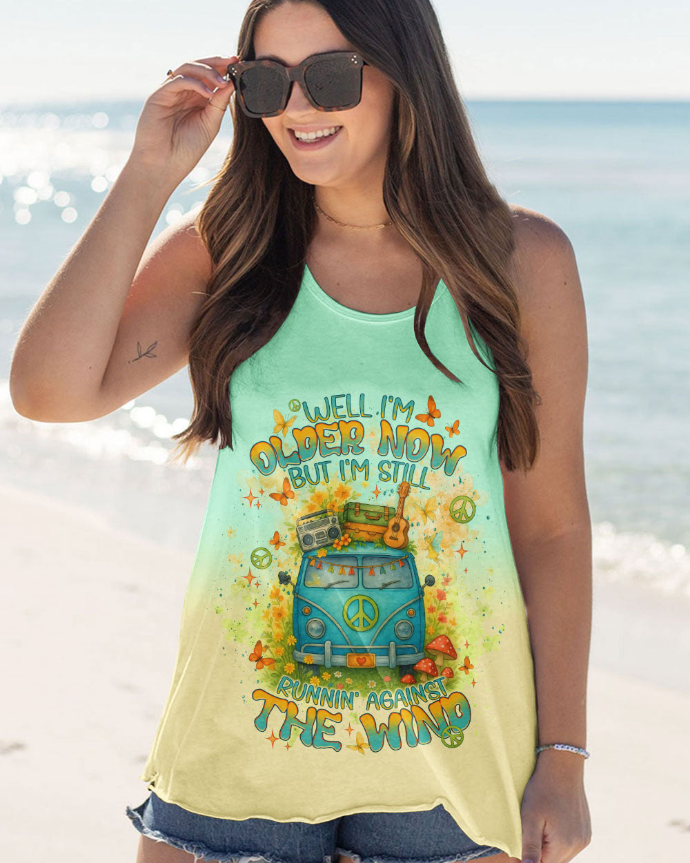 Older Now But I_E2_80_99m Still Runnin_E2_80_99 Against the Wind Retro Hippie Van AOP Shirts _12_ pvFzI