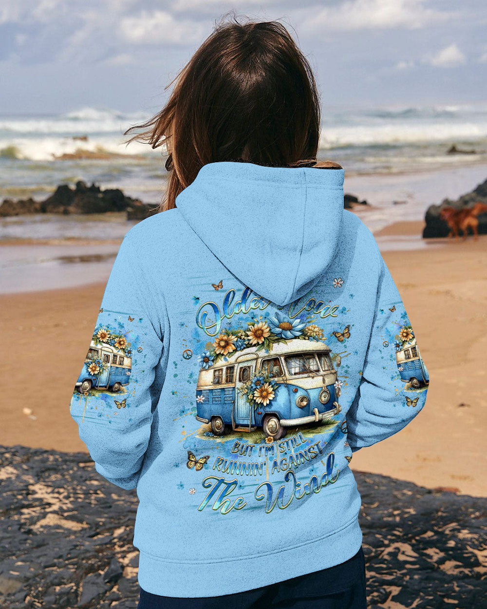 Older Now But Im Still Runnin Against The Wind Retro VW Van AOP Shirts _5_ uTXDP