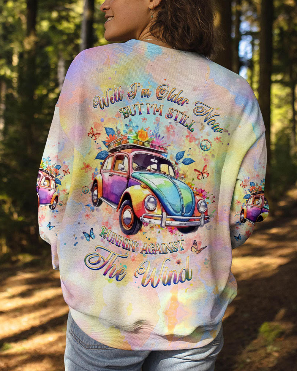 Older Now But Im Still Runnin Against The Wind Tie Dye Retro Car AOP Shirts _10_ OBxIp