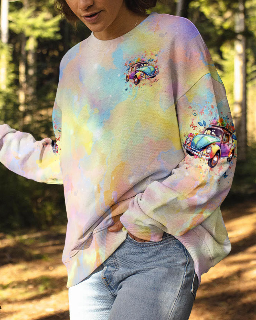 Older Now But Im Still Runnin Against The Wind Tie Dye Retro Car AOP Shirts _9_ a6jbu