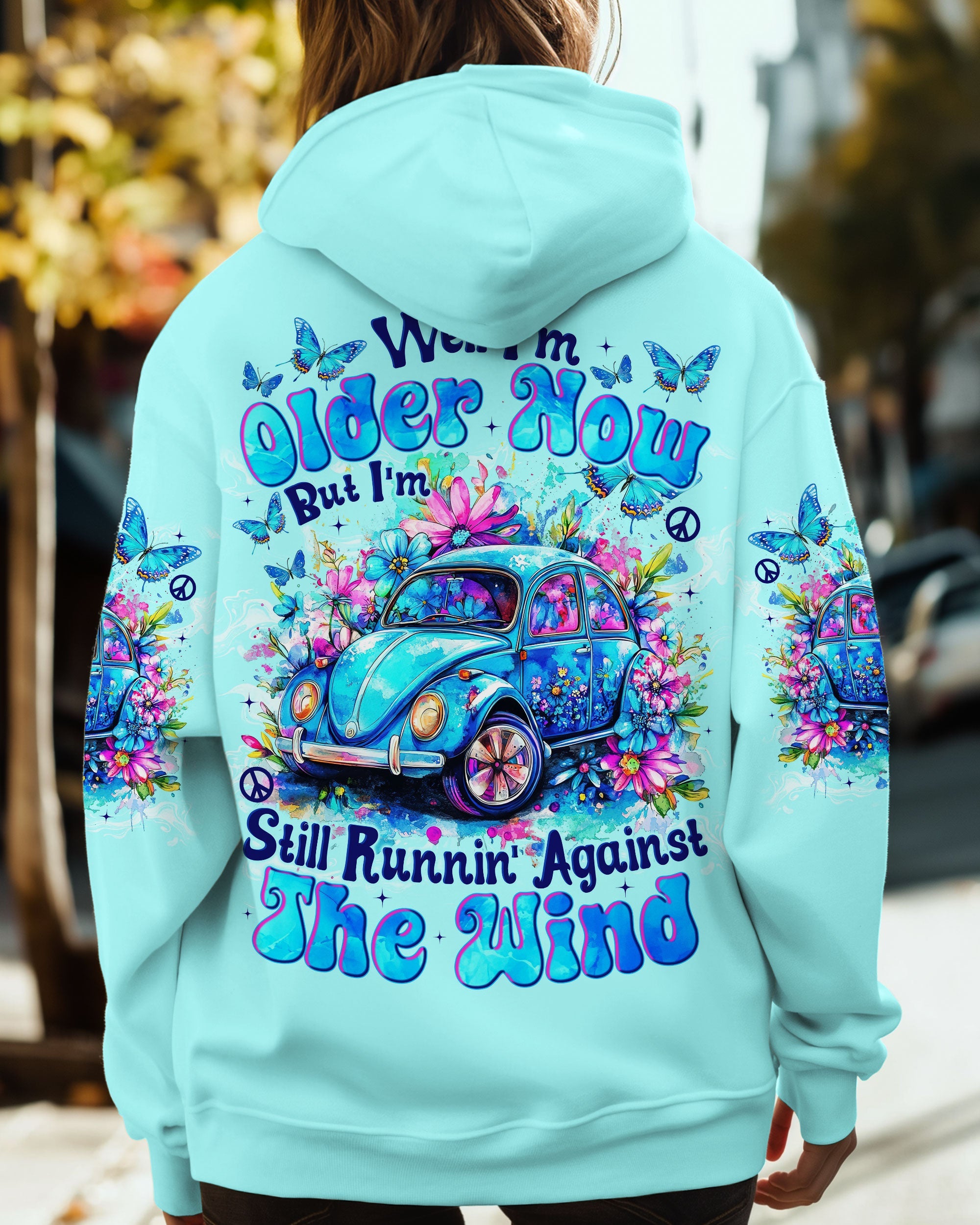Older Now But Im Still Runnin Against The Wind Vintage Hippie Car AOP Shirts _5_ GF5cY
