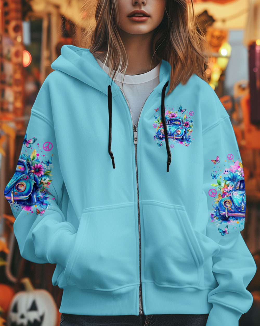 Older Now But Im Still Runnin Against the Wind Blue Retro Car Graphic AOP Shirts _10_ kVE1p