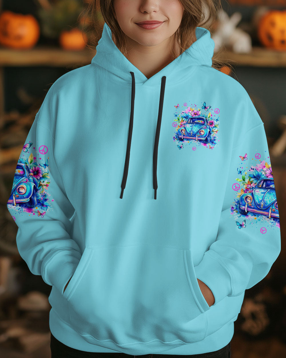 Older Now But Im Still Runnin Against the Wind Blue Retro Car Graphic AOP Shirts _6_ UgPWp