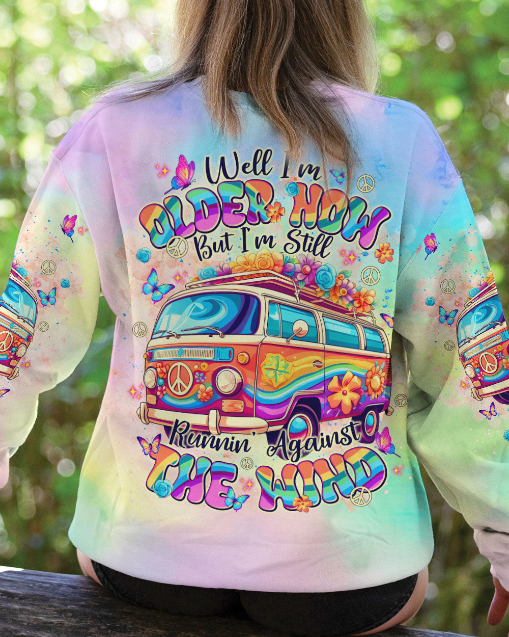 Older Now But Im Still Runnin Against the Wind Peace Van and Flowers AOP Shirts _7_ PHoRs