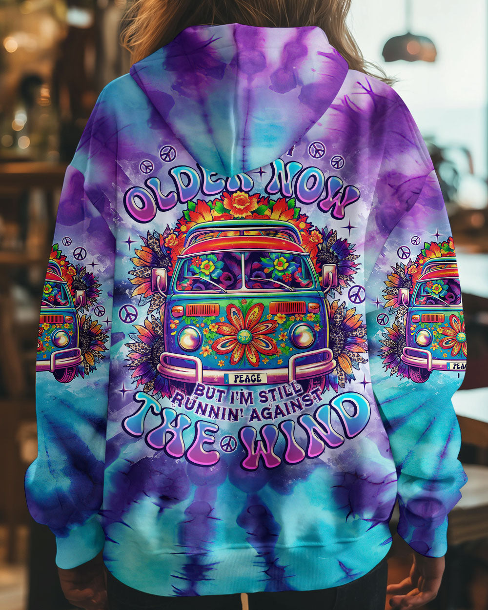 Older Now But Im Still Runnin Against the Wind Psychedelic Bus Tie Dye AOP Shirts _10_ YJ0yj